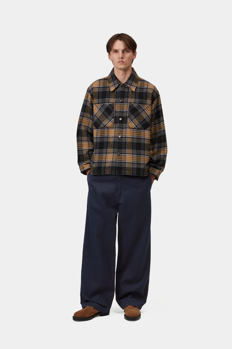 Carhartt OG Master Pant - Dunkles Marineblau, gespült