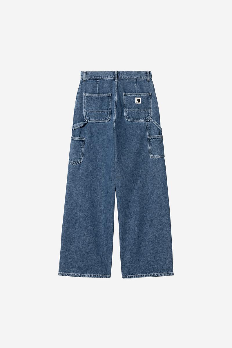 Carhartt Jens Pant - Blau, Stonewashed