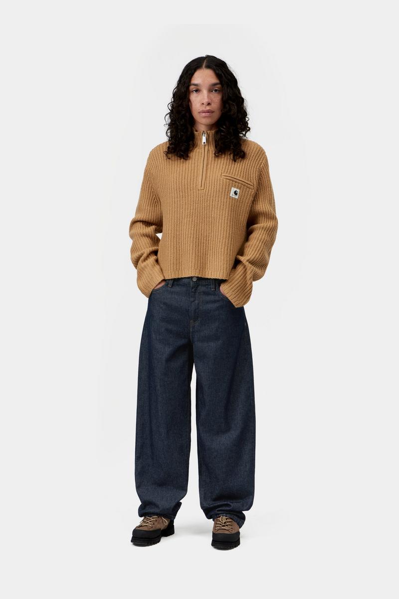 Carhartt Arin Pant - Blau, gespült