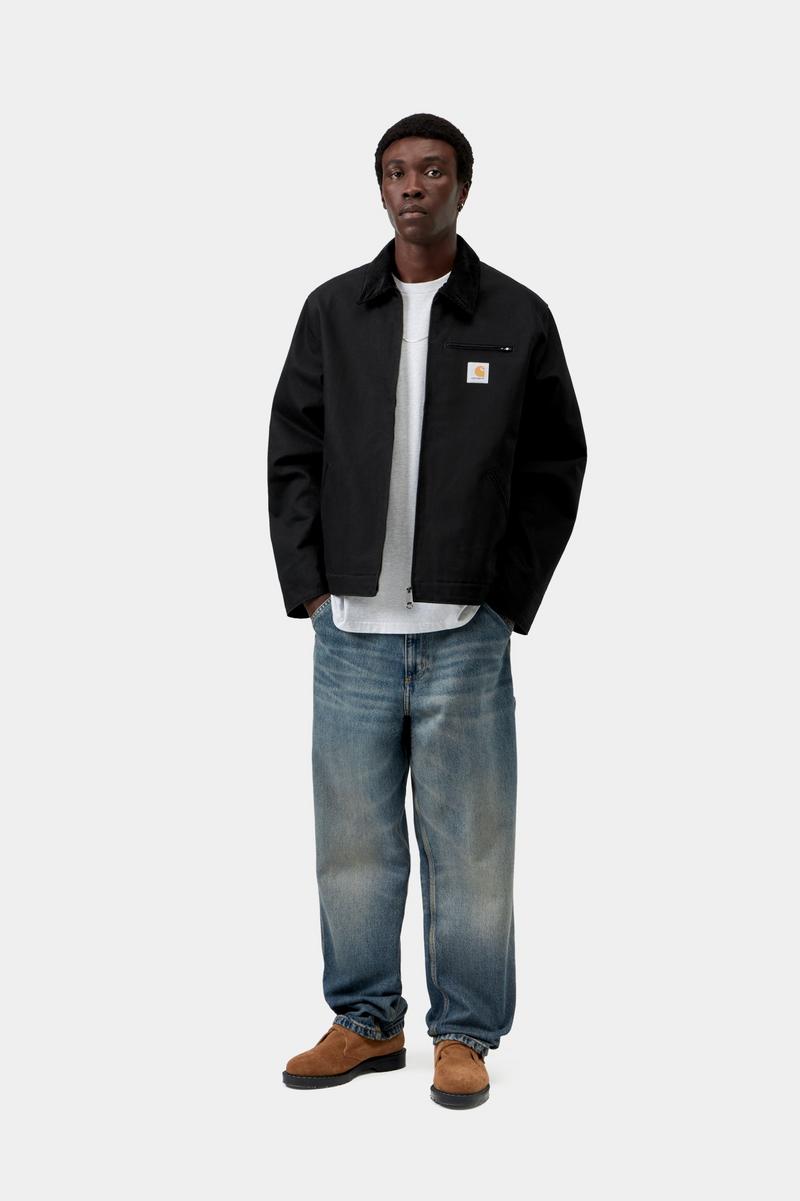 Carhartt Detroit Jacket (Winter) - Schwarz / Schwarz, starr