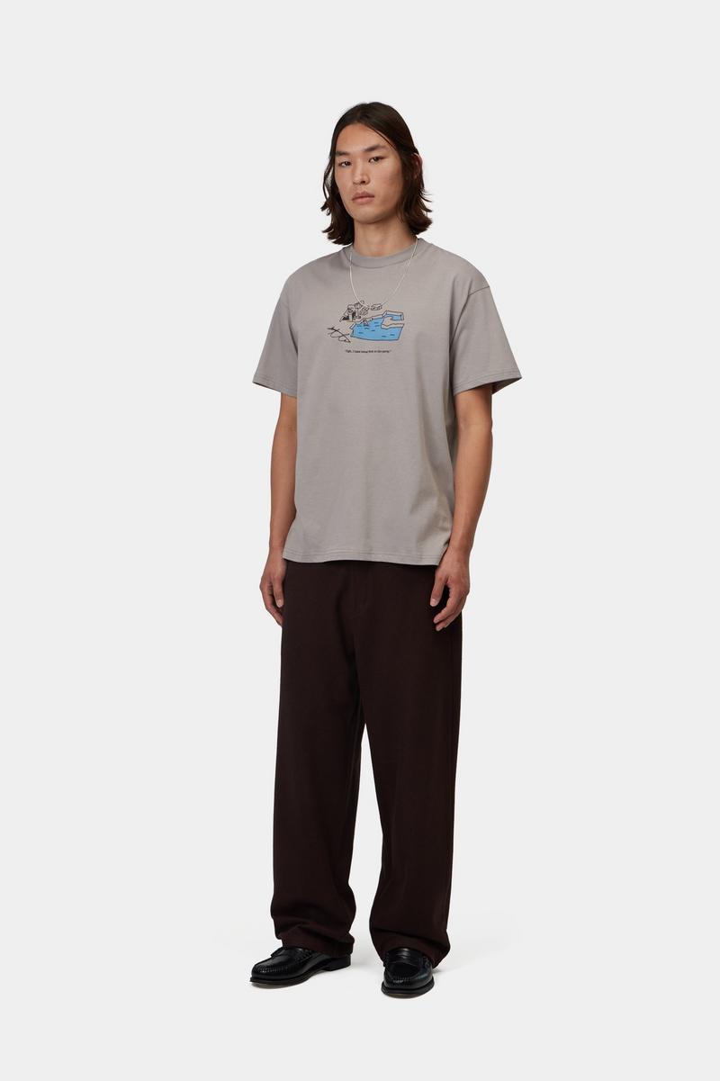 Carhartt S/S Ice Fishing T-Shirt - Schattiges Grau