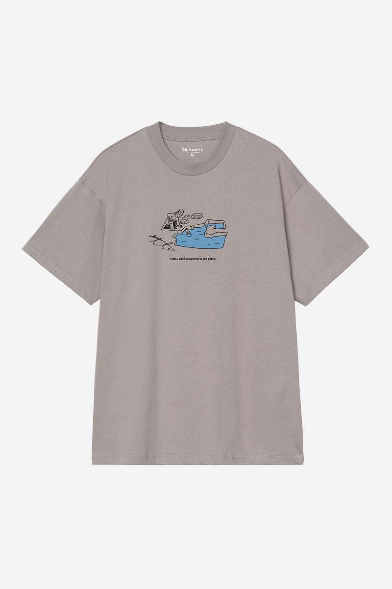 Carhartt S/S Ice Fishing T-Shirt - Schattiges Grau