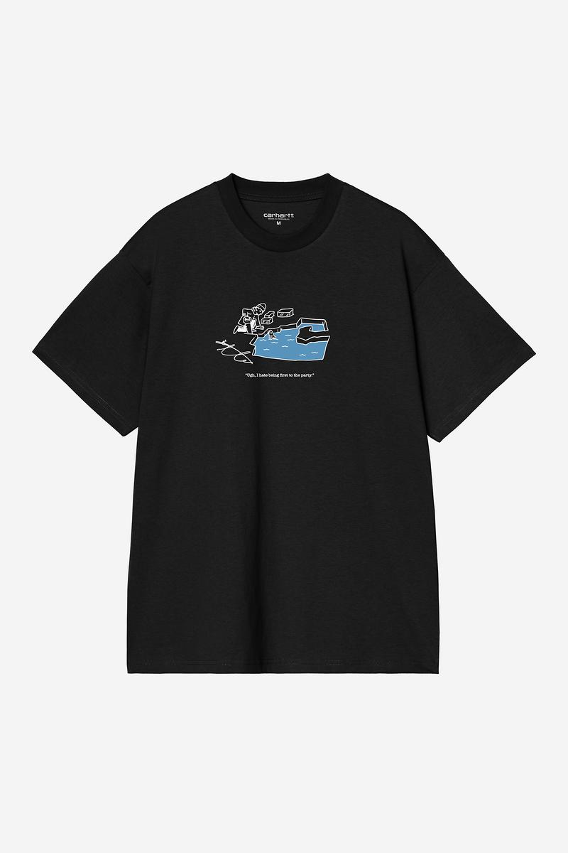 Carhartt S/S Ice Fishing T-Shirt - Schwarz
