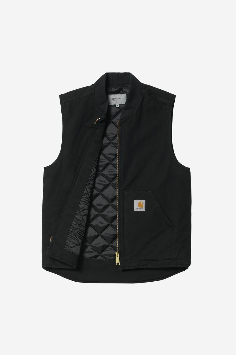 Carhartt Classic Vest - Schwarz, gespült