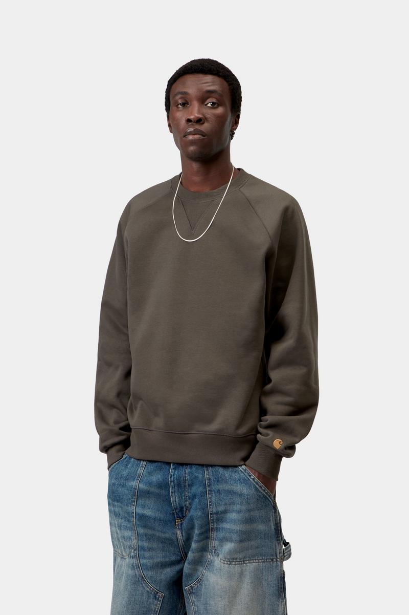 Carhartt Chase Sweatshirt - Schungit / Gold