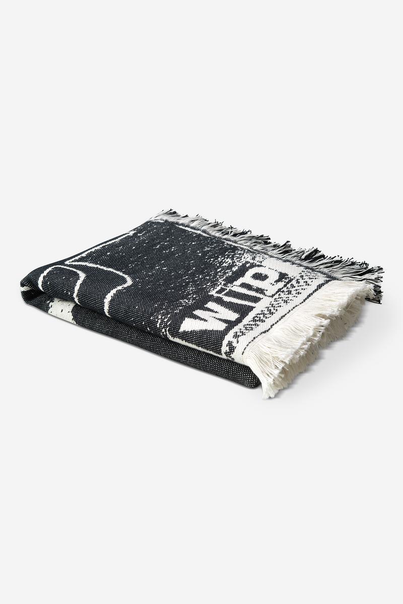 Carhartt Letterpress Blanket - Schwarz / Wachs