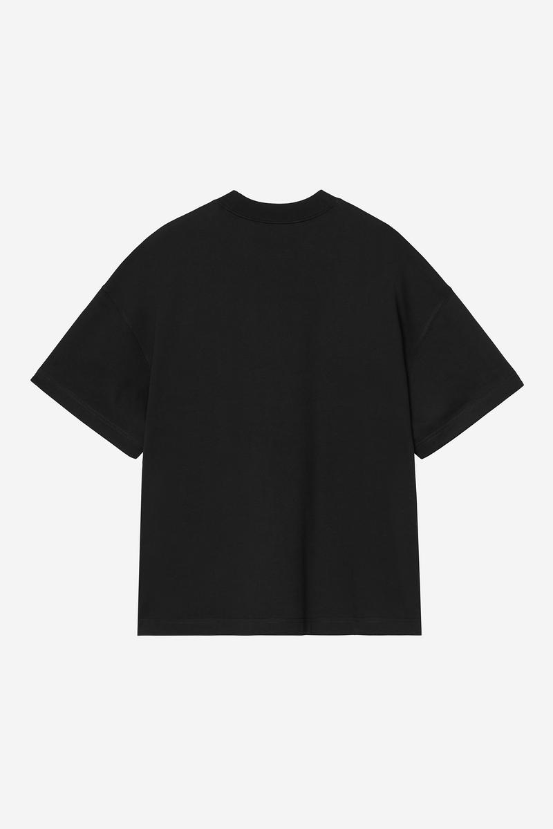 Carhartt S/S Magazine Script T-Shirt - Schwarz / Weiß