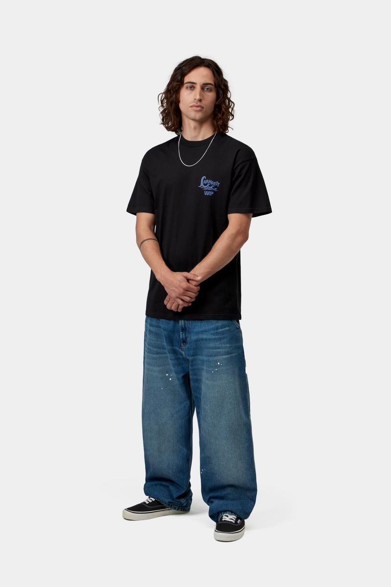 Carhartt S/S Waves T-Shirt - Schwarz