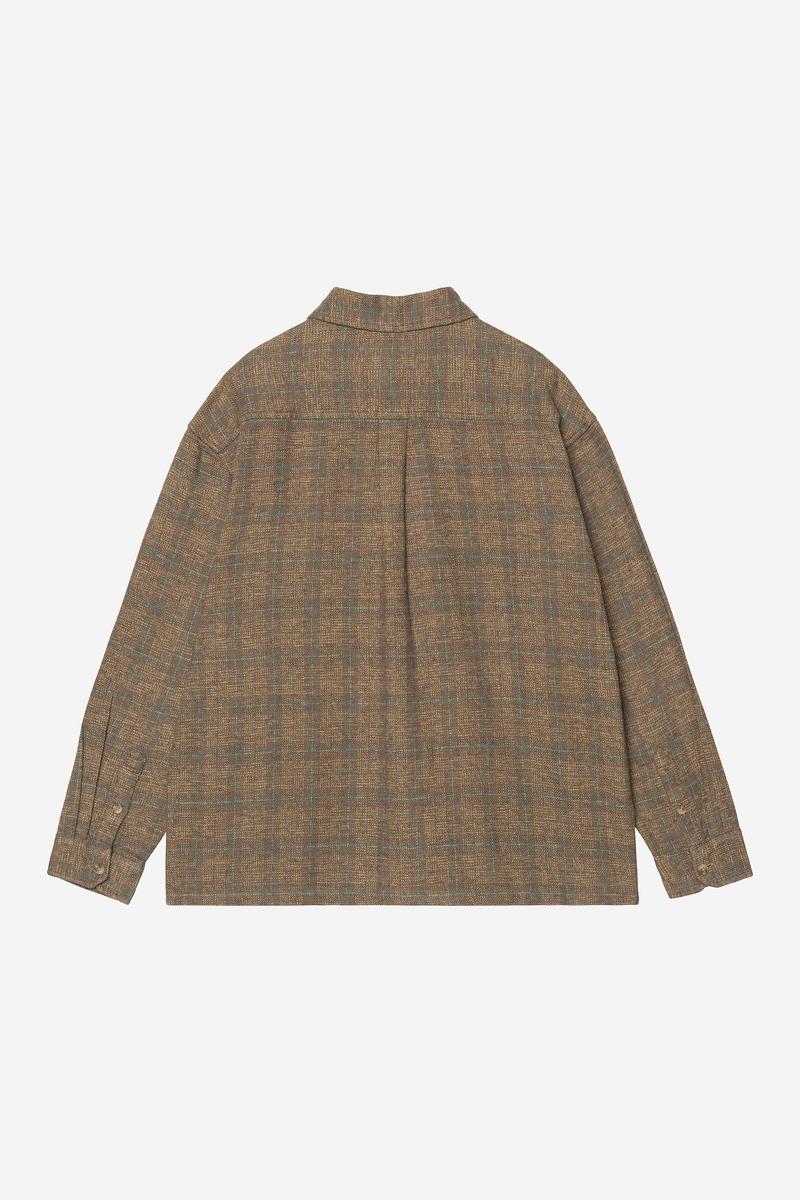 Carhartt L/S Bagley Shirt - Bagley Check, Hamilton Brown