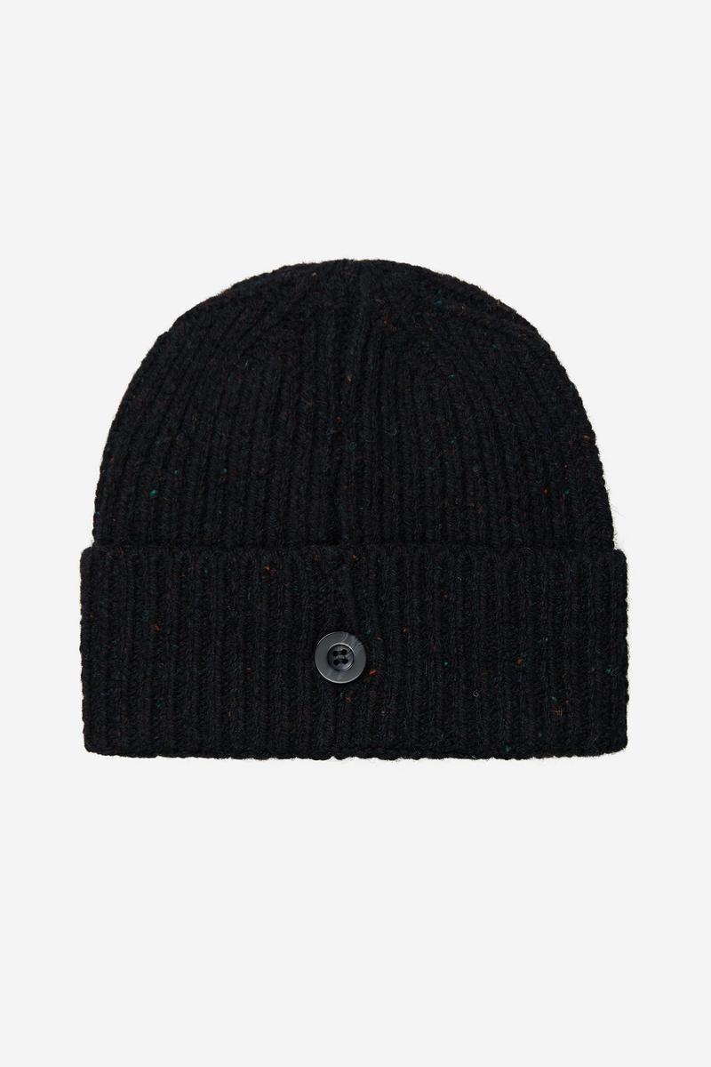 Carhartt Anglistic Beanie - Gesprenkeltes Schwarz