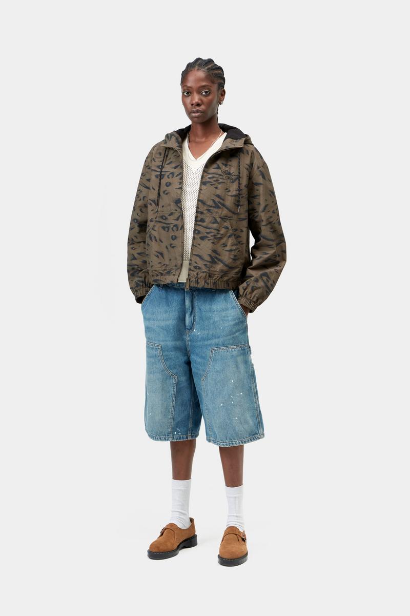 Carhartt Travon Jacket - Entenfederdruck, Zypresse / Schwarz