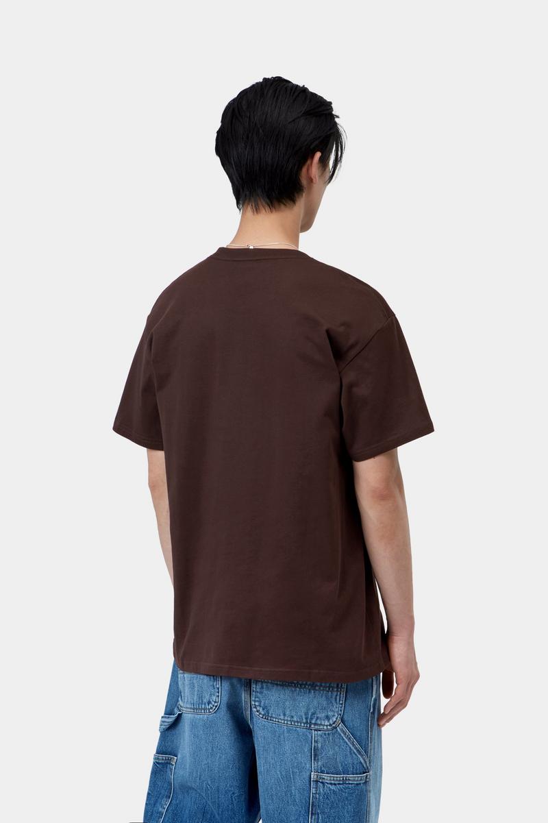 Carhartt S/S Chase T-Shirt - Palisander / Gold