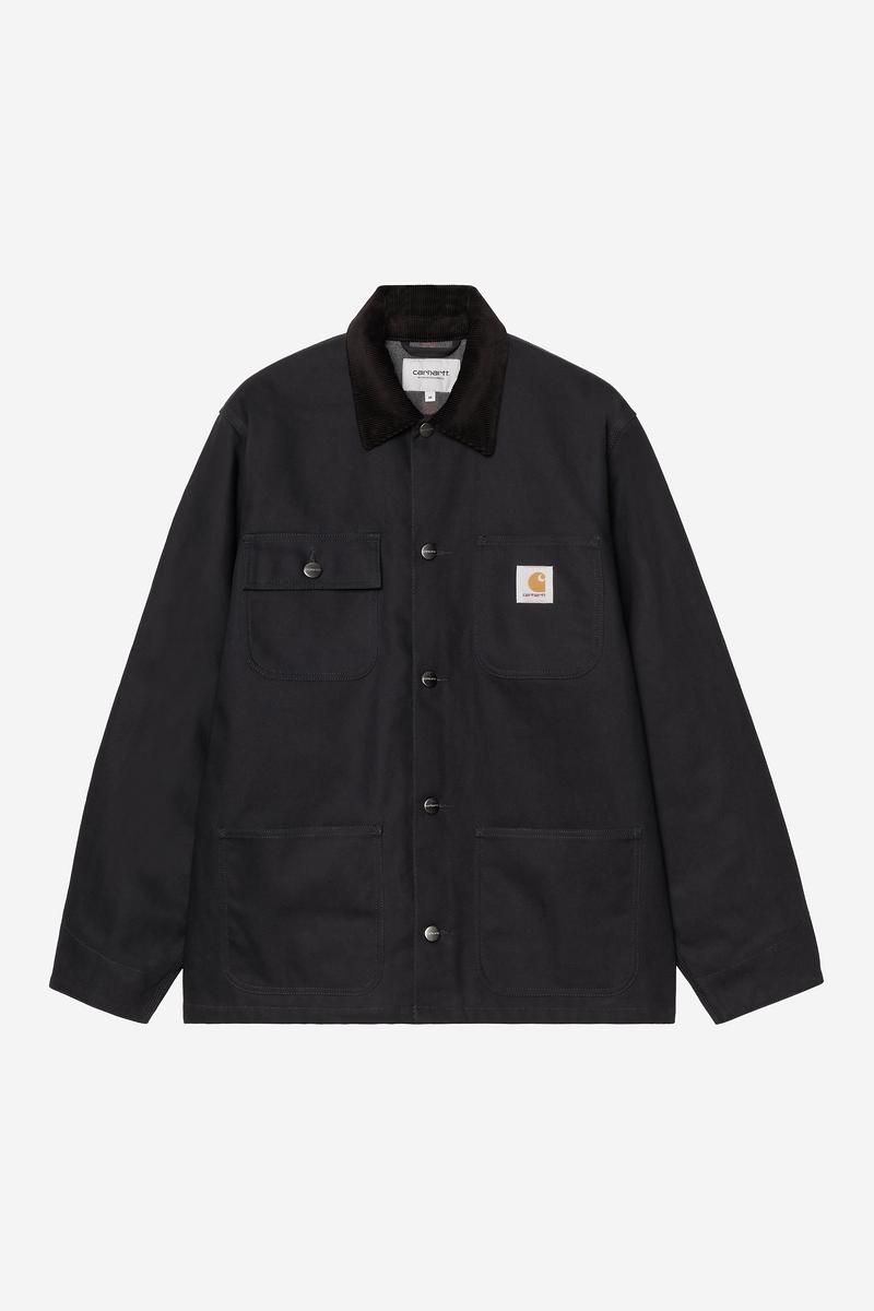 Carhartt Michigan Coat (Winter) - Dunkles Marineblau / Schwarz, starr