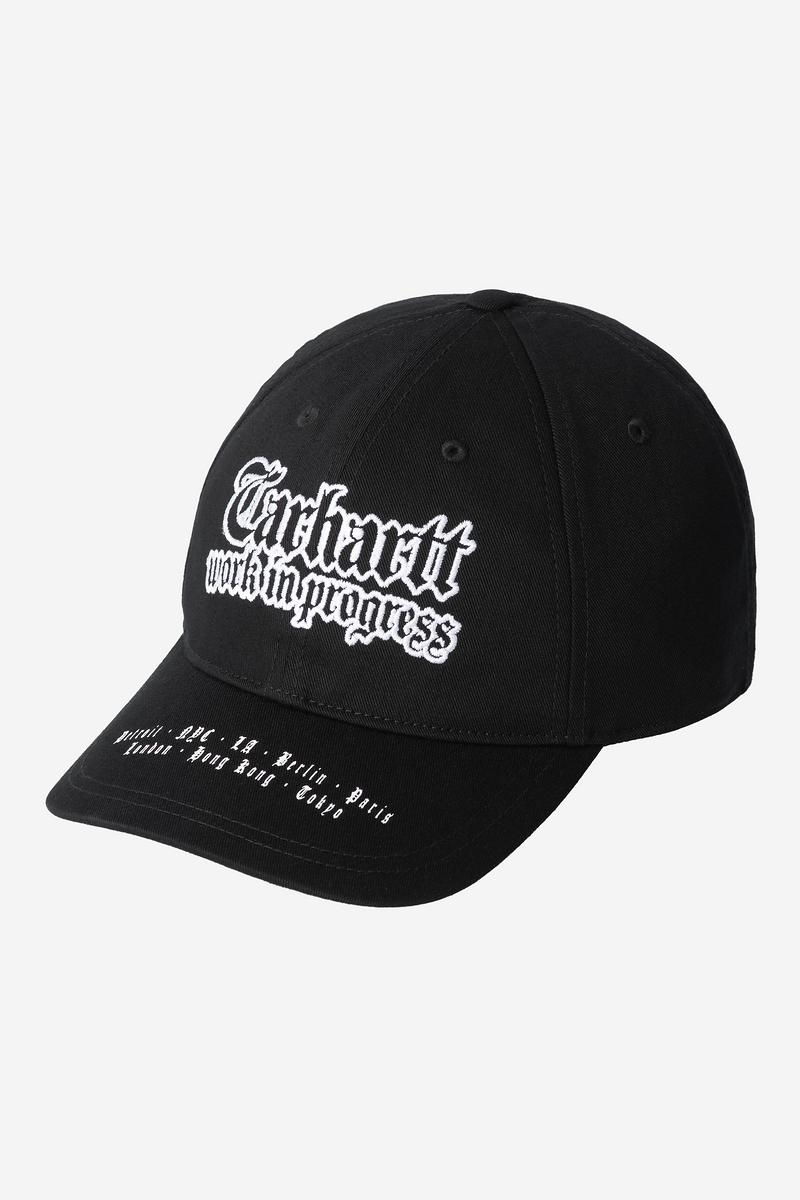 Carhartt World Tour Cap - Schwarz / Weiß