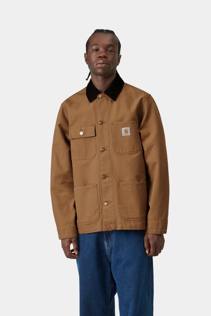 Carhartt Michigan Coat (Summer) - Hamilton Brown / Tabak, gespült