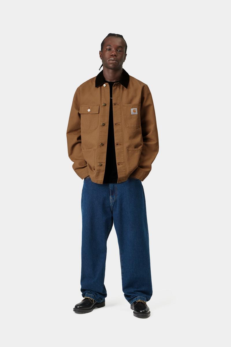 Carhartt Michigan Coat (Summer) - Hamilton Brown / Tabak, gespült