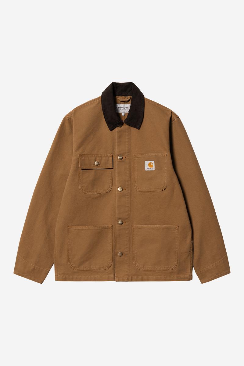 Carhartt Michigan Coat (Summer) - Hamilton Brown / Tabak, gespült