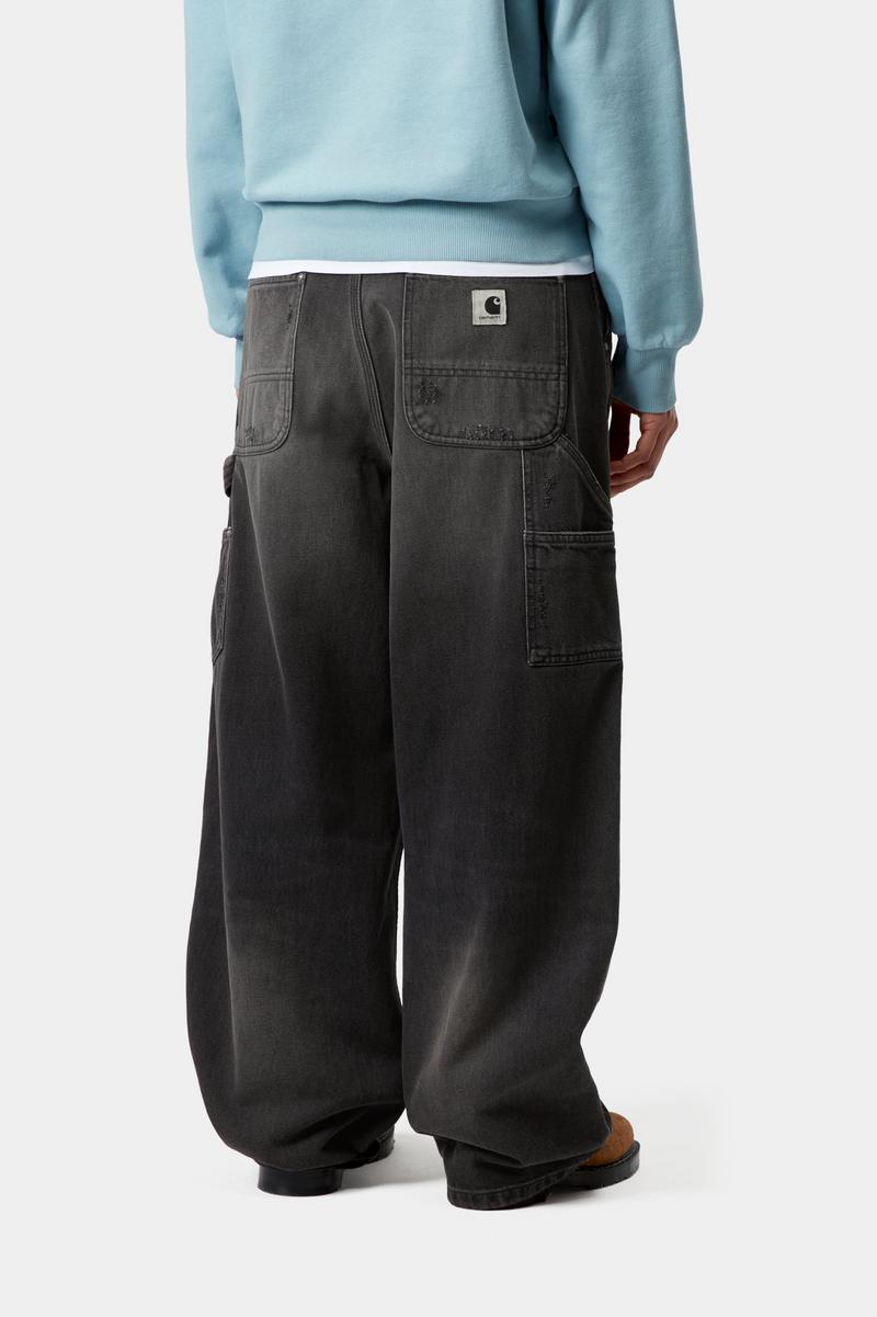 Carhartt Brandon Double Knee Pant - Schwarz, Grind-Waschung