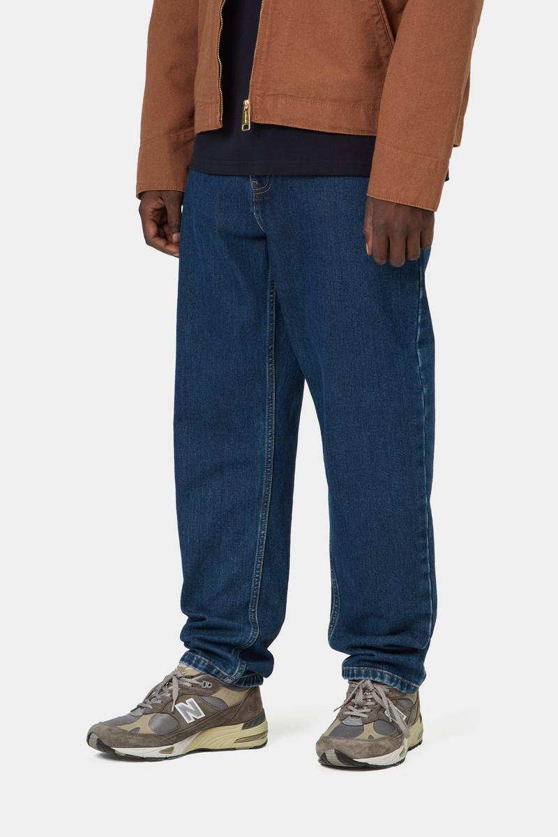 Carhartt Newel Pant - Blau, Stonewashed