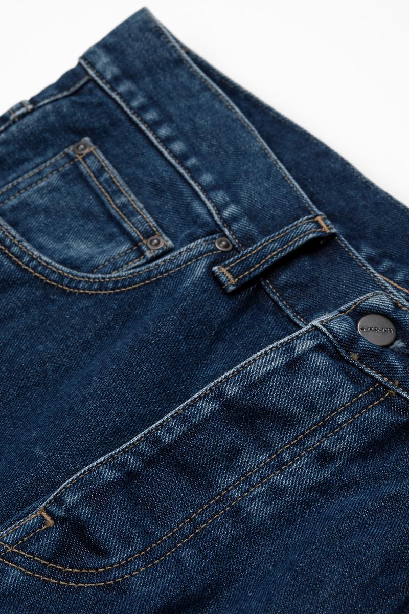 Carhartt Newel Pant - Blau, Stonewashed