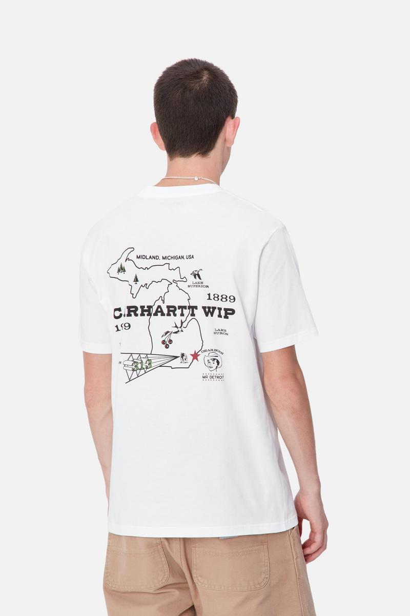 Carhartt S/S Home State T-Shirt - Weiß