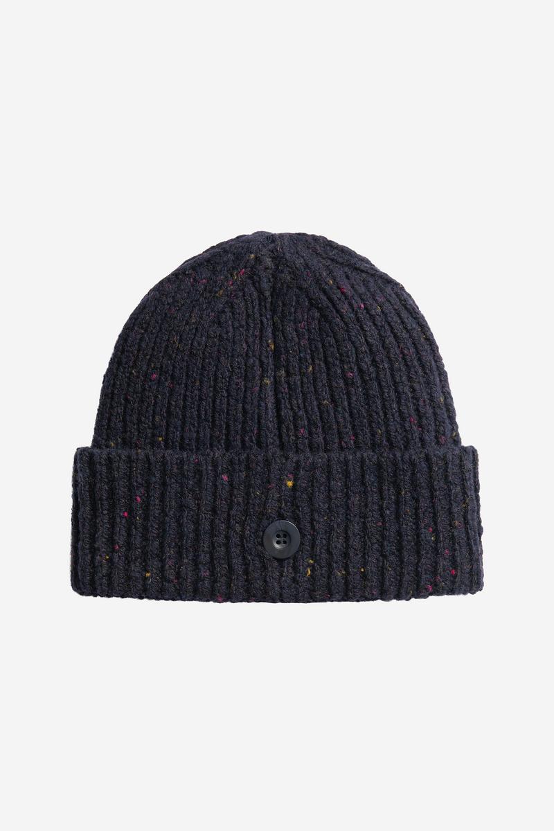 Carhartt Anglistic Beanie Speckled - Gesprenkeltes dunkles Marineblau