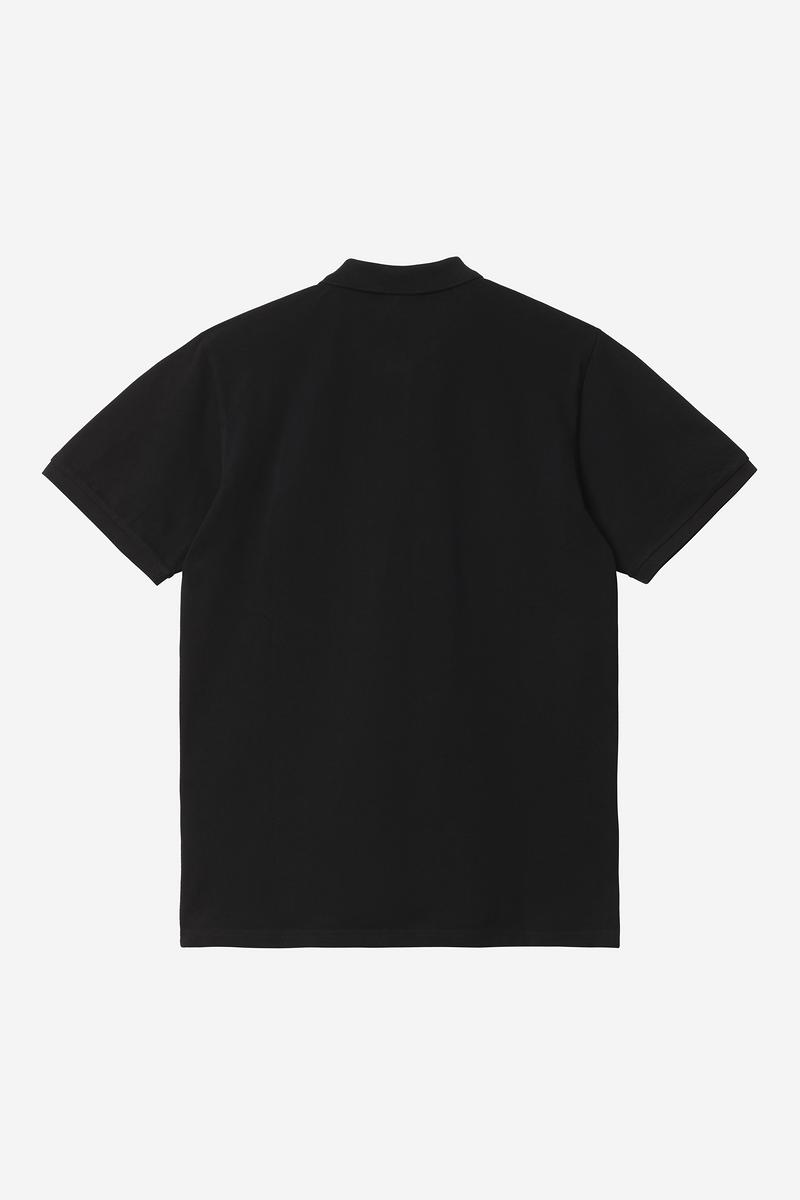 Carhartt S/S Chase Pique Polo - Schwarz / Gold