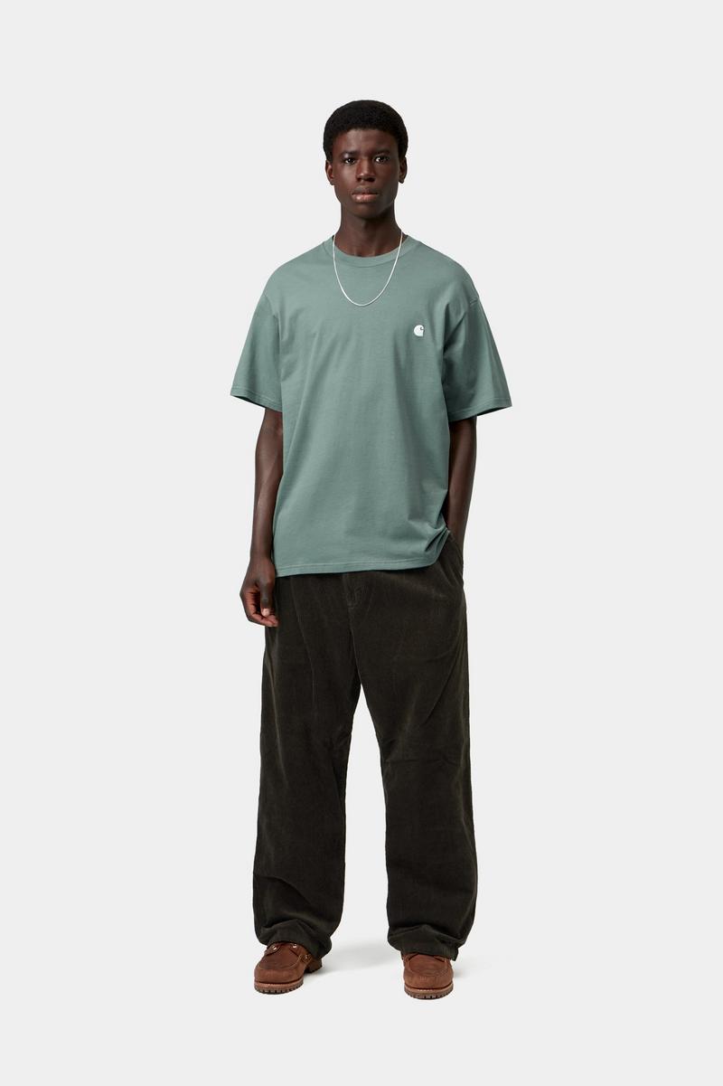 Carhartt S/S Madison T-Shirt - Schattiges Grün / Weiß