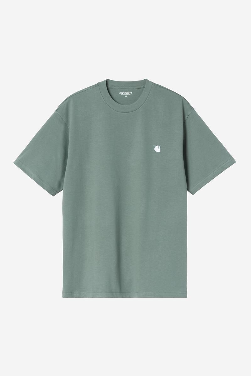 Carhartt S/S Madison T-Shirt - Schattiges Grün / Weiß