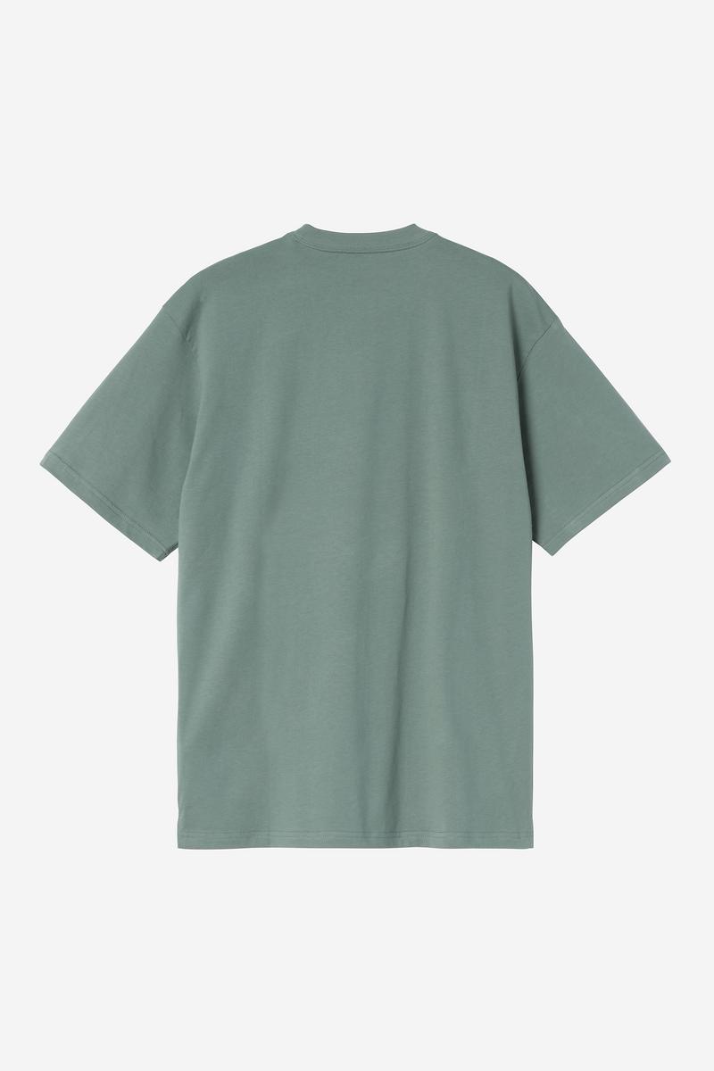 Carhartt S/S Madison T-Shirt - Schattiges Grün / Weiß