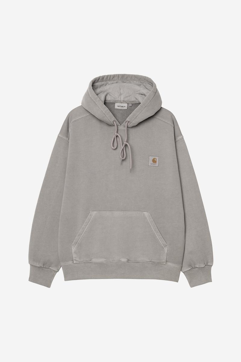 Carhartt Hooded Nelson Sweatshirt - Yosemite, stückgefärbt