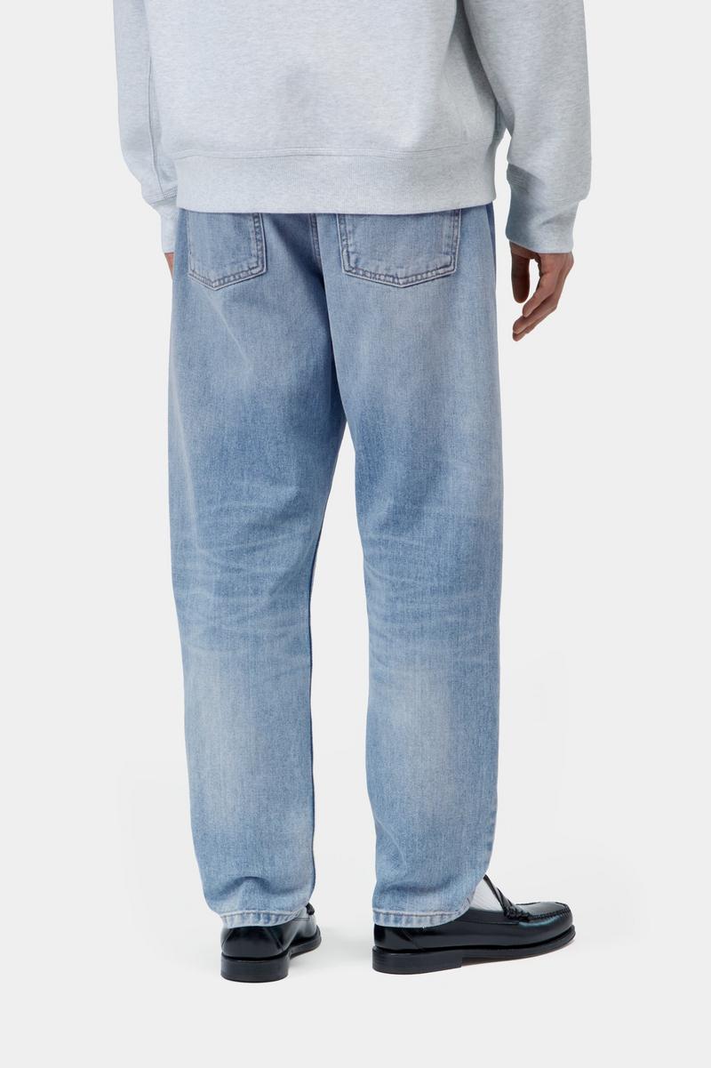 Carhartt Newel Pant - Blau, helle Used-Waschung