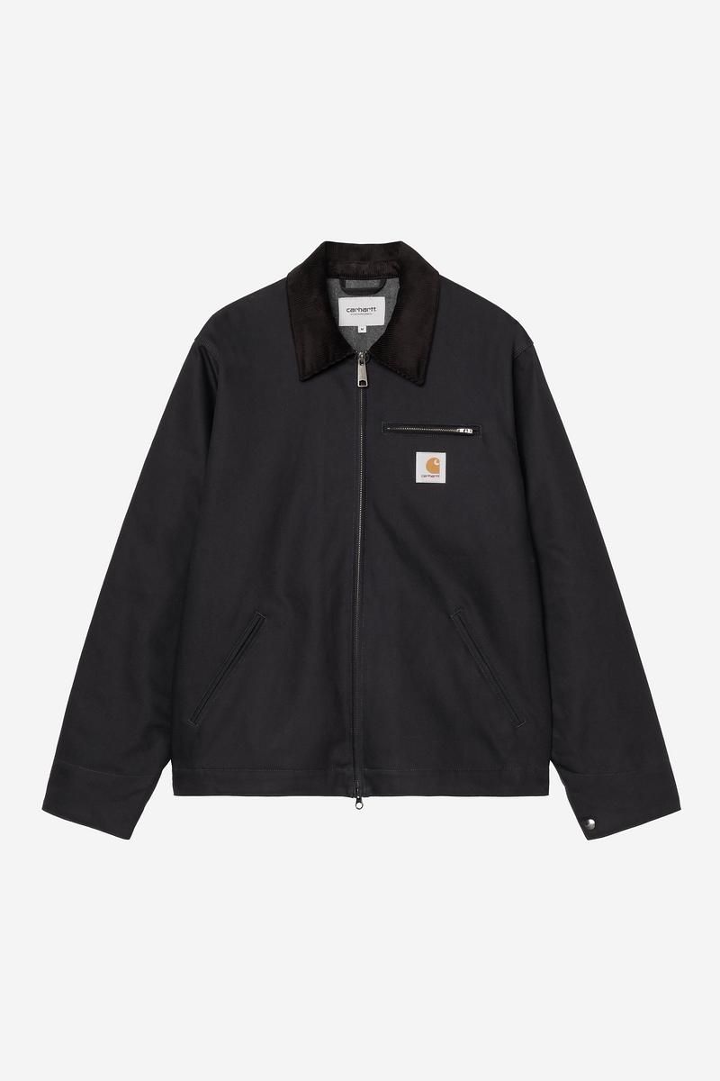Carhartt Detroit Jacket (Winter) - Dunkles Marineblau / Schwarz, starr