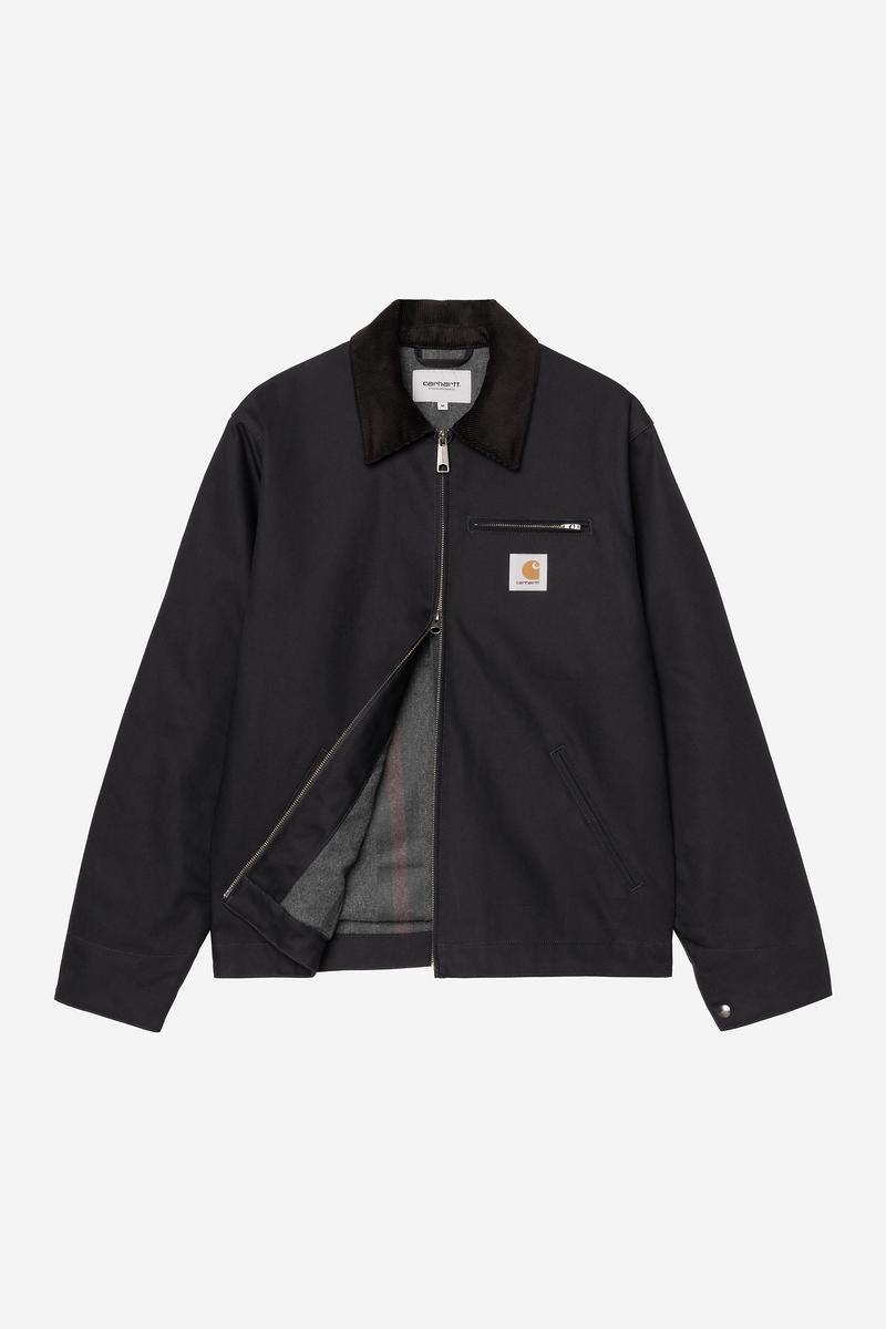 Carhartt Detroit Jacket (Winter) - Dunkles Marineblau / Schwarz, starr