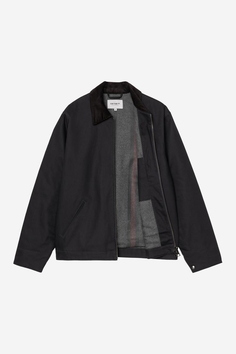 Carhartt Detroit Jacket (Winter) - Dunkles Marineblau / Schwarz, starr