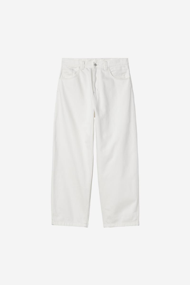 Carhartt Brandon Pant - Weiß, gespült