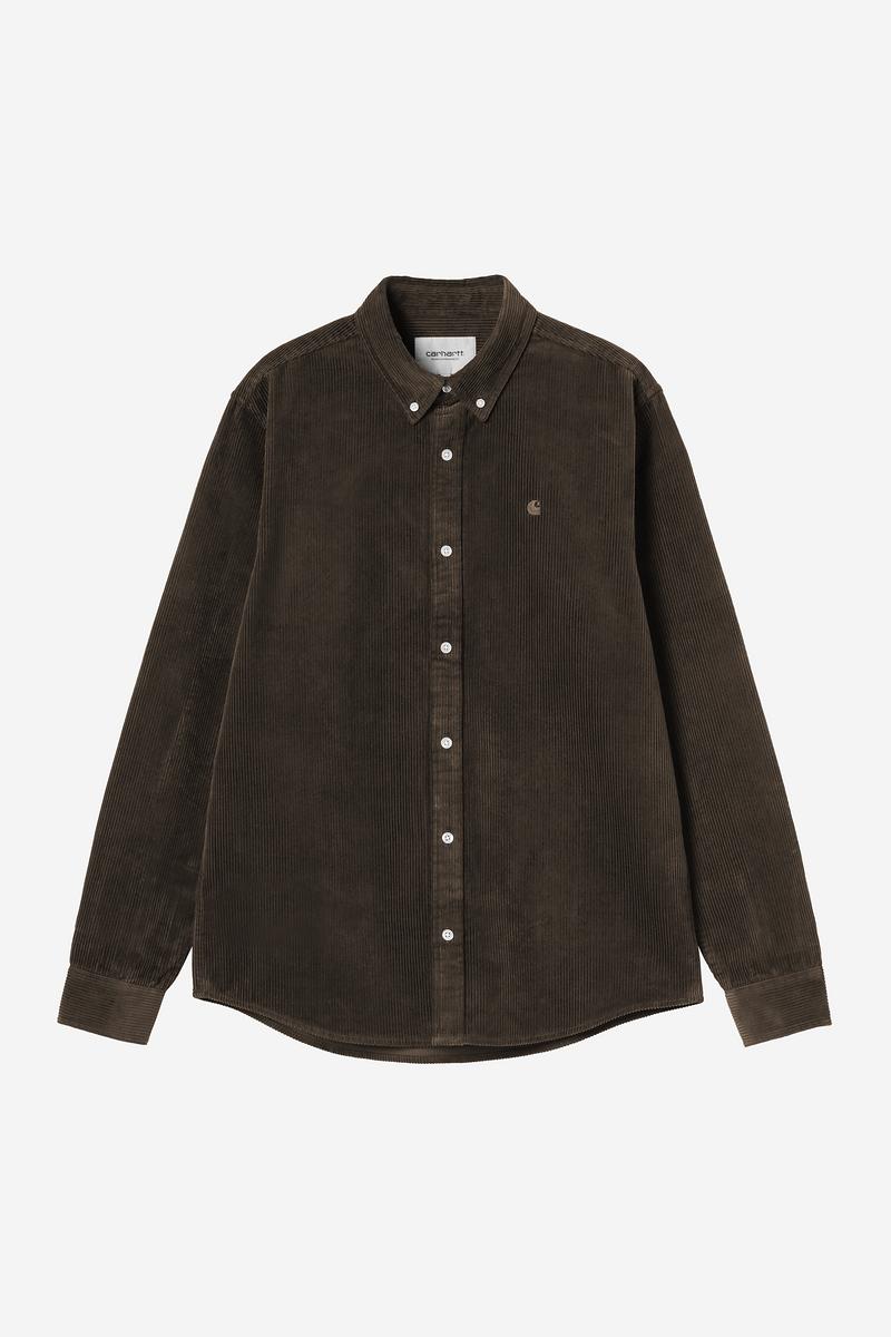 Carhartt L/S Madison Cord Shirt - Tabak