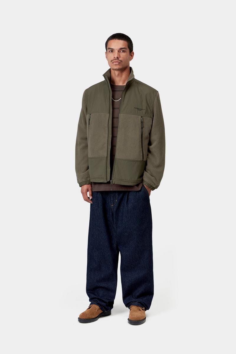 Carhartt Edmore Sweat Jacket - Zypresse / Schwarz