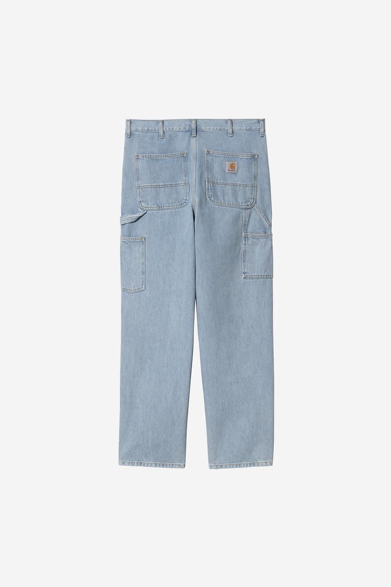 Carhartt Double Knee Pant - Blau, schwerer Stein gebleicht