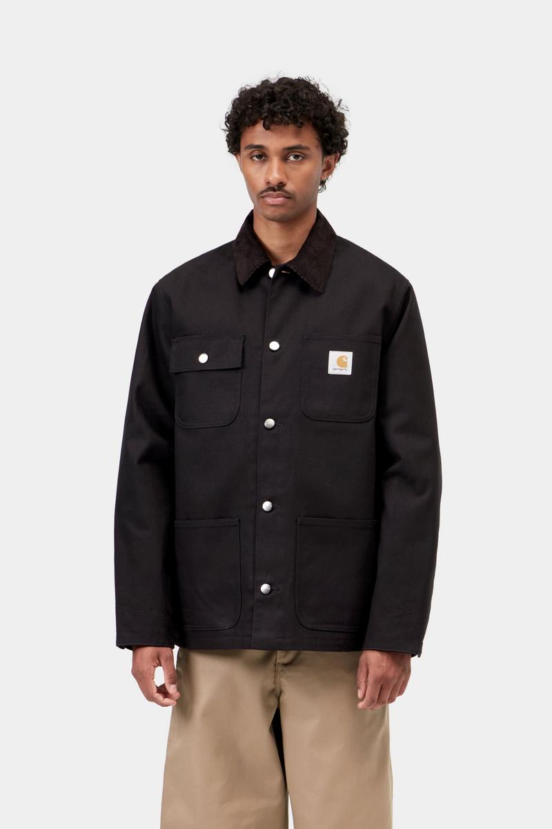 Carhartt Michigan Coat (Winter) - Schwarz / Schwarz, starr