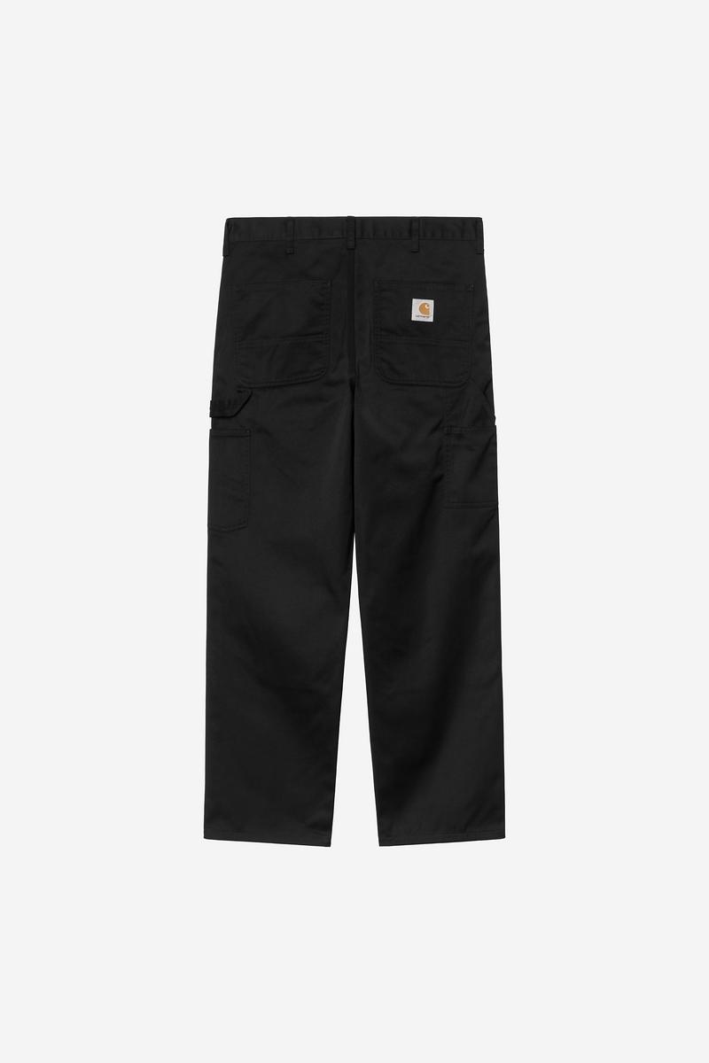 Carhartt Double Knee Pant - Schwarz, gespült