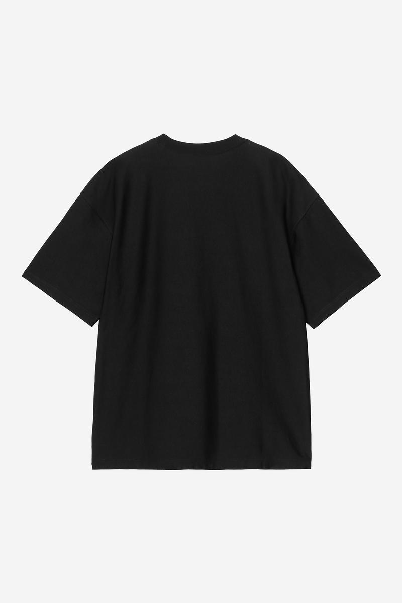 Carhartt S/S WIP Label T-Shirt - Schwarz