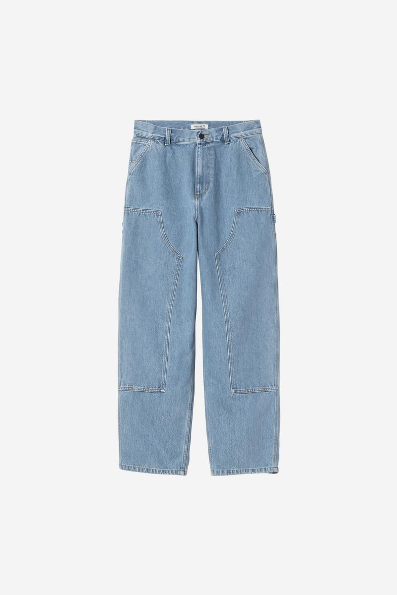 Carhartt Brandon Double Knee Pant - Blau, Stein gebleicht