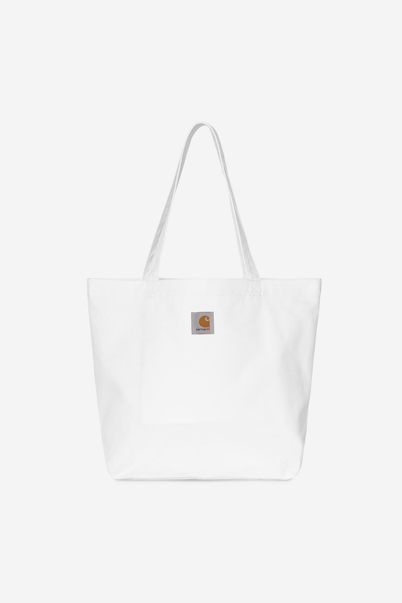 Carhartt Canvas Graphic Tote - Sean Hamilton Druck, Weiß