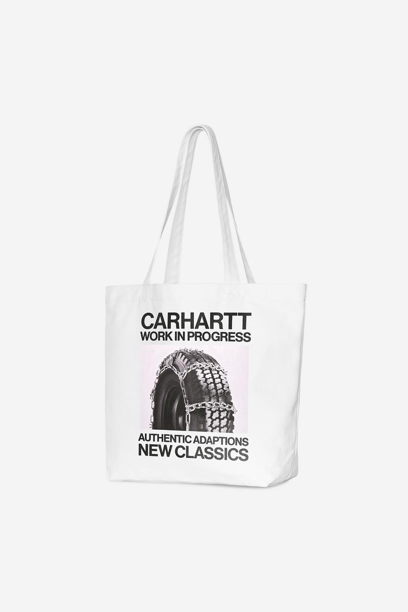 Carhartt Canvas Graphic Tote - Sean Hamilton Druck, Weiß