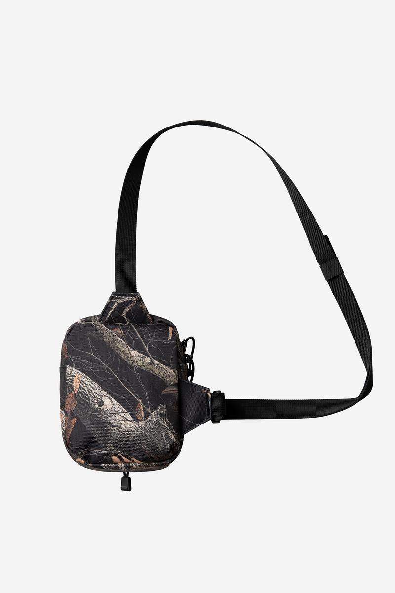 Carhartt Kickflip Shoulder Bag - Camo-Federbaum, Schwarz