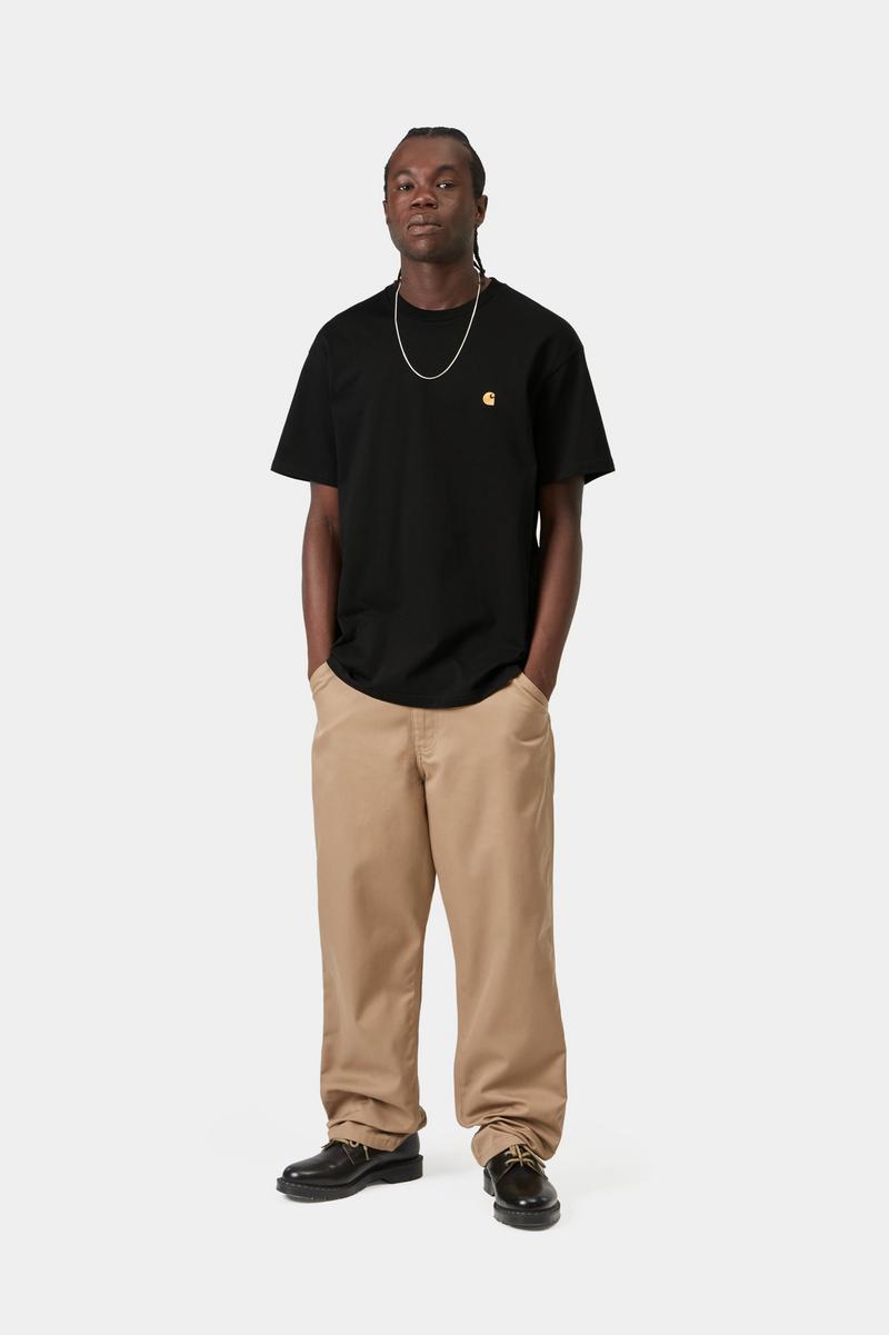 Carhartt S/S Chase T-Shirt - Schwarz / Gold