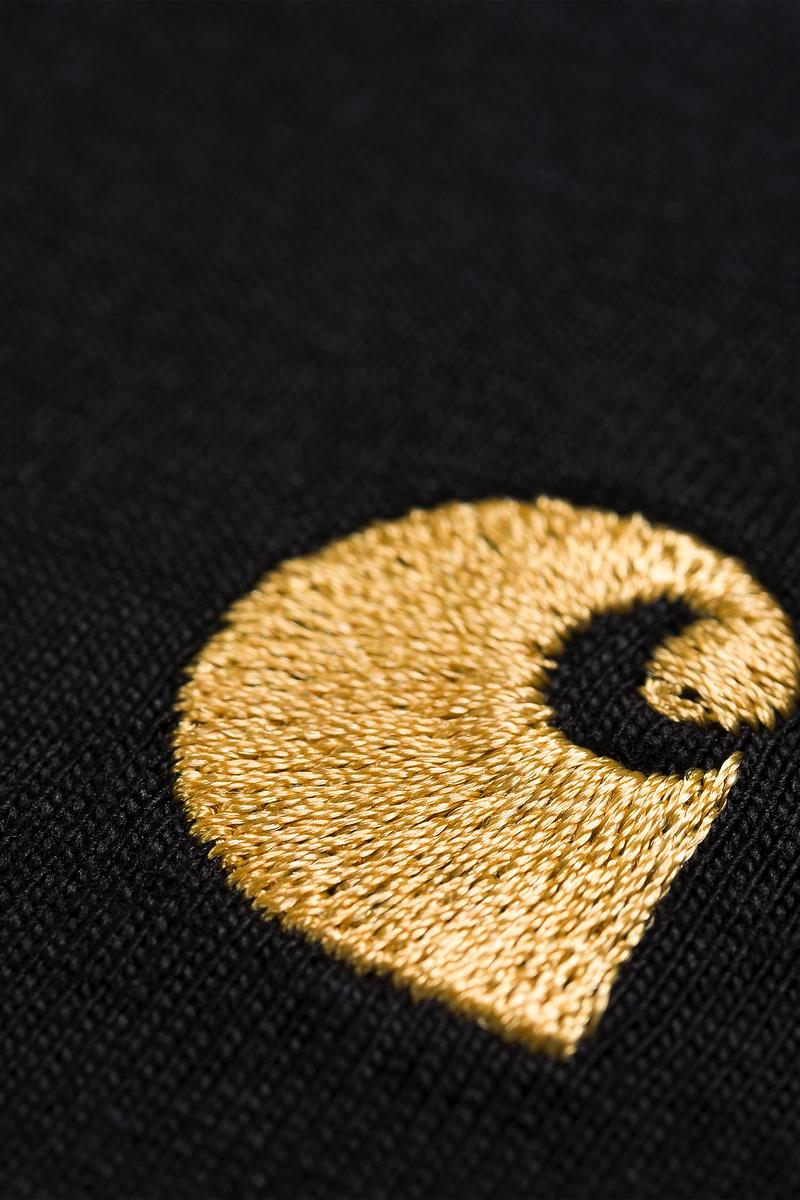 Carhartt S/S Chase T-Shirt - Schwarz / Gold