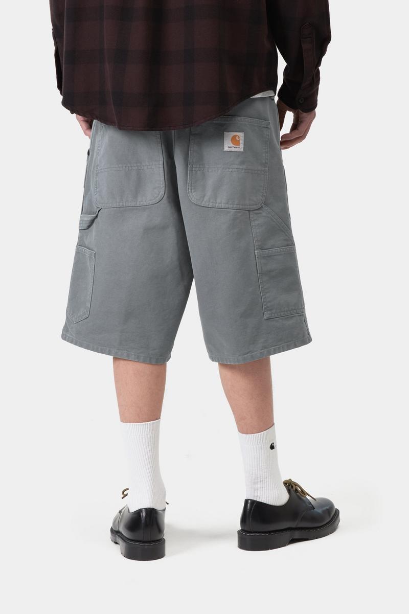 Carhartt Single Knee Short - Gemütliches Blau, Steinleinwand