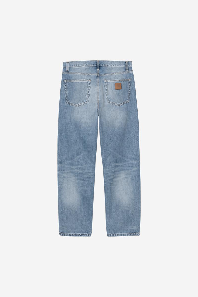 Carhartt Aaron Pant - Blau, Burst gewaschen